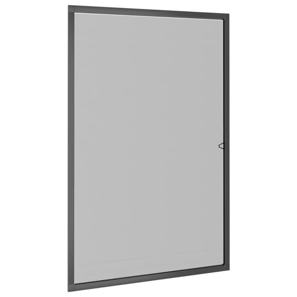 Insektsnät för fönster antracit 80x120 cm