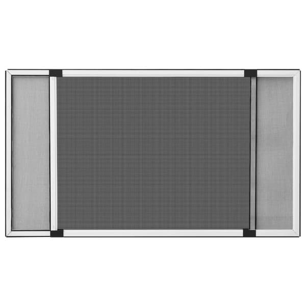 Expanderbart insektsnät för fönster vit (75-143)x50 cm