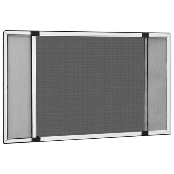 Expanderbart insektsnät för fönster vit (75-143)x50 cm