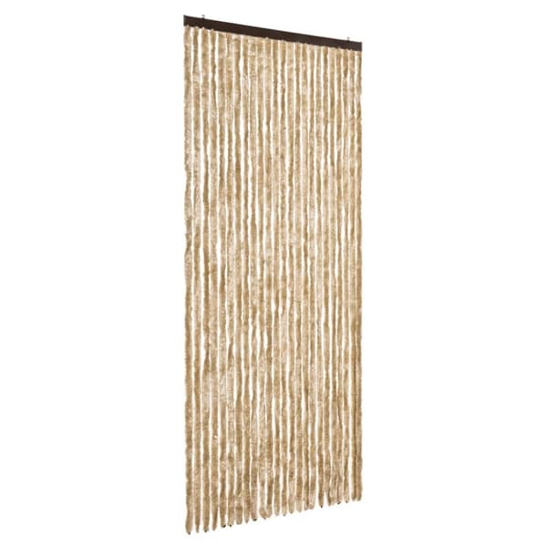 Insektsgardin beige 100x230 cm chenille