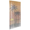 Miniatyrbild 1 av 2: Insektsdörrgardin palmtryck 90x220 cm bambu