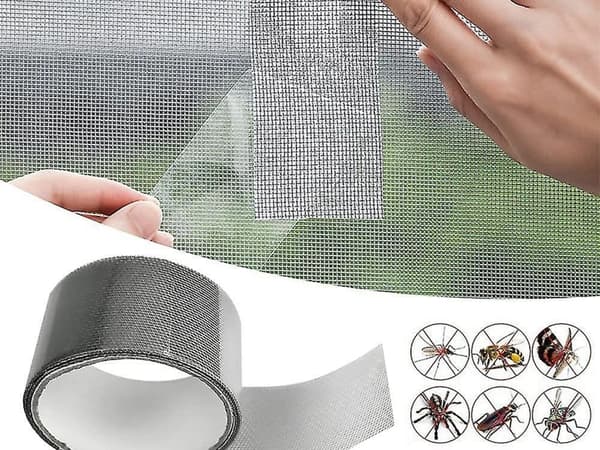 5cmx200cm,Självhäftande reparationstejp för myggnät – starkt vidhäftande tejp för enkel lagning av fönster- och dörrnät