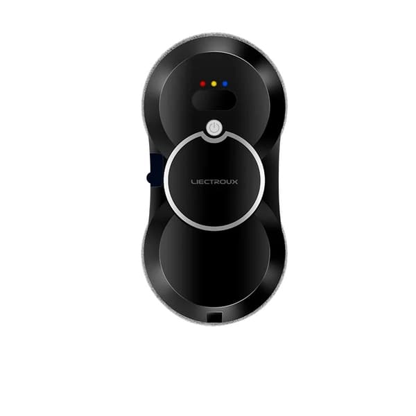 Robotfönsterputsare, ultraljudsvattenspray, AI-ruttning,svart