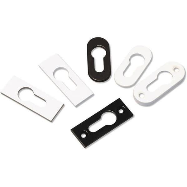 Klisterrosace - GOETTGENS - D4015NOIR - Svart aluminium - 3 mm - 60 x 25 mm