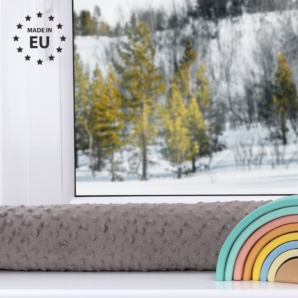 Dragstopp fönster fönstertätning dörrmatta 150 cm - dragpropp för dörr och fönster Windstopper Minky mörkgrå