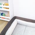 Miniatyrbild 6 av 7: Dragstopp fönster fönstertätning dörrmatta 150 cm - dragpropp för dörr och fönster Windstopper Minky mörkgrå
