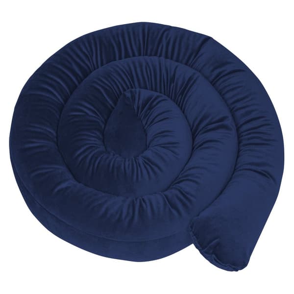 Dragstopp fönster fönstertätning dörrmatta 150 cm - dragpropp för dörr och fönster Windstopper Velvet Marine