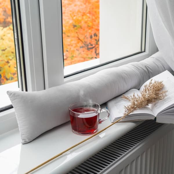 Draft Exclude Fönster eller Side Sleeper Kudde - Dekorativ Kudde Body Kudde Side Sovkudde Fönster Tätning Dörrmatta 120 cm Draft Stopper för Dörr och