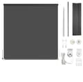 Miniatyrbillede 1 af 2: Blackout Rullegardiner, UV-beskyttelse, Termisk Isolering,140x240cm