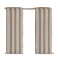 Miniatyrbillede 1 af 2: Vandtætte udendørs gardiner, høj skygge 70%-90%, 100% polyester, rustbestandige øjer,W108xL55in-275x140cm, Beige