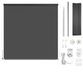 Miniatyrbillede 1 af 2: Blackout Rullegardiner, UV-beskyttelse, Termisk Isolering,160x240cm