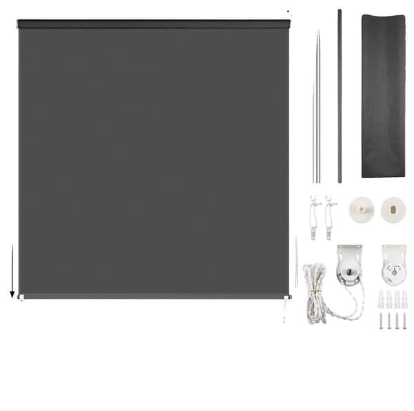 Blackout Rullegardiner, UV-beskyttelse, Termisk Isolering,160x240cm