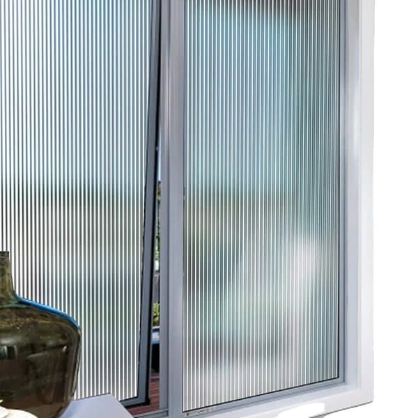 Vinduesprivatlivsfilm, UV-beskyttelse, varme kontrol,55x500cm, Frosted Tagrende