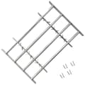 Miniatyrbillede 2 af 5: vidaXL justérbart gitter til vinduer m. 4 tværstænger 500-650 mm -  Vinduer