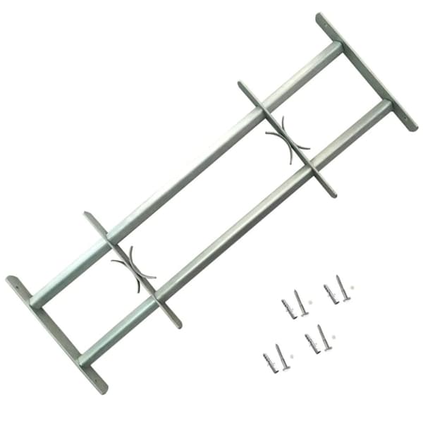 vidaXL justérbart sikkerhedsgitter til vinduer 2 stk. 700-1050 mm -  Vinduer