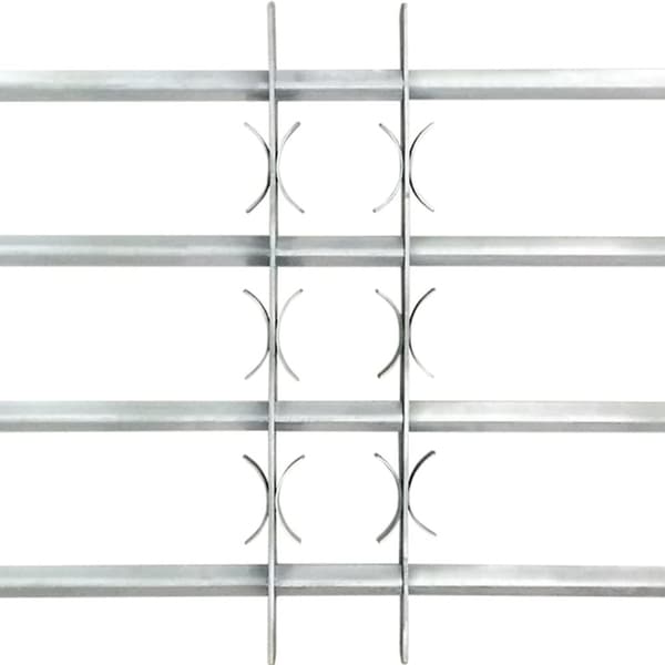 Justerbart Fönstergaller för fönster med 4 stänger 700-1050 mm - Fönstergaller - Fönster Galler - Home & Living