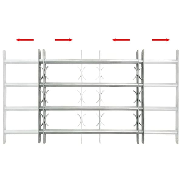 Justerbart Fönstergaller för fönster med 4 stänger 700-1050 mm