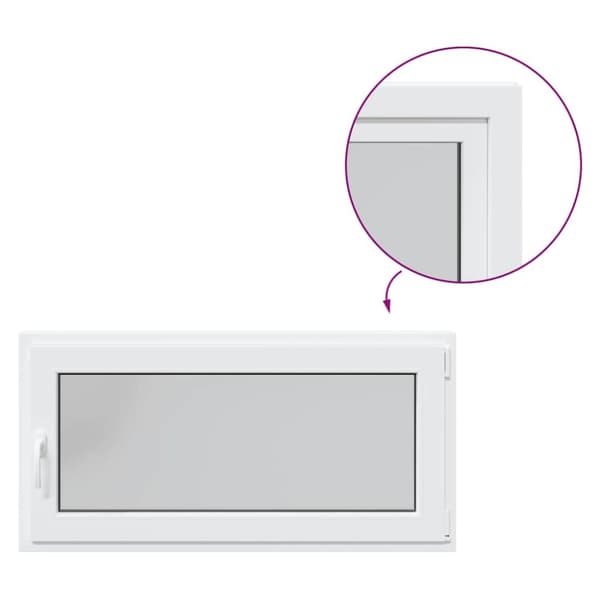 Källarfönster RISOR 120x60 cm tilt&turn DIN höger vit
