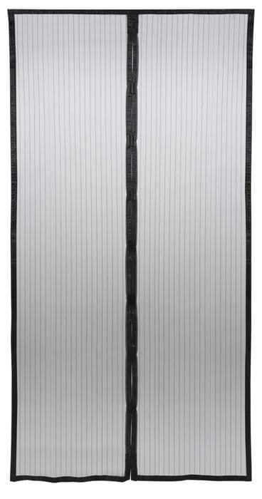 Gardinia - 36465 - Myggnät, Syntettyg, Magnetisk gardin, 100 x 220 cm, Svart