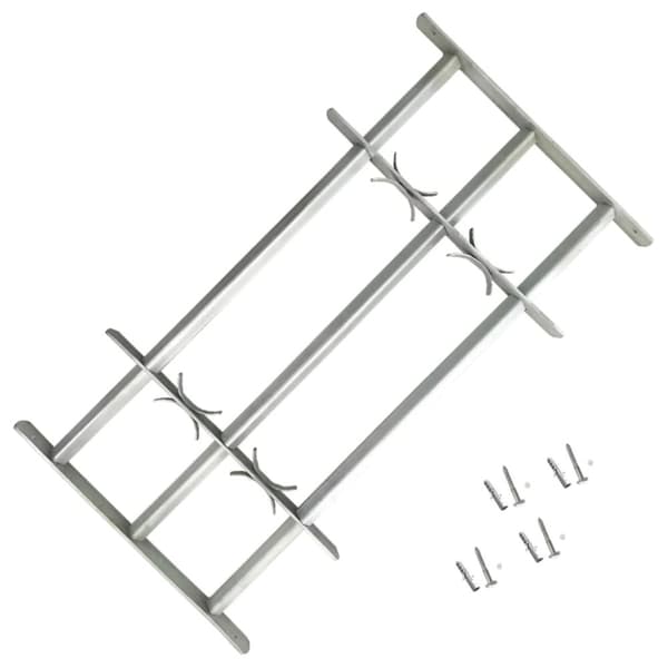 Fönstergaller med 3 stänger 700-1050 mm justerbart