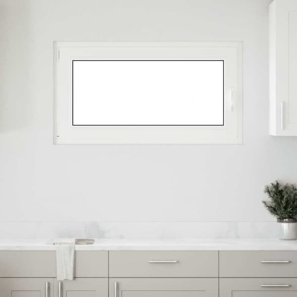 Källarfönster RISOR 110x50 cm tilt&turn DIN vänster vit