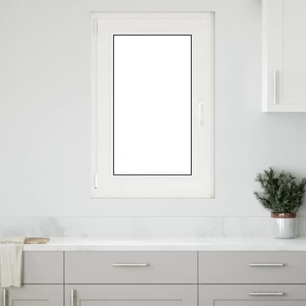 Källarfönster RISOR 60x90 cm tilt&turn DIN vänster vit