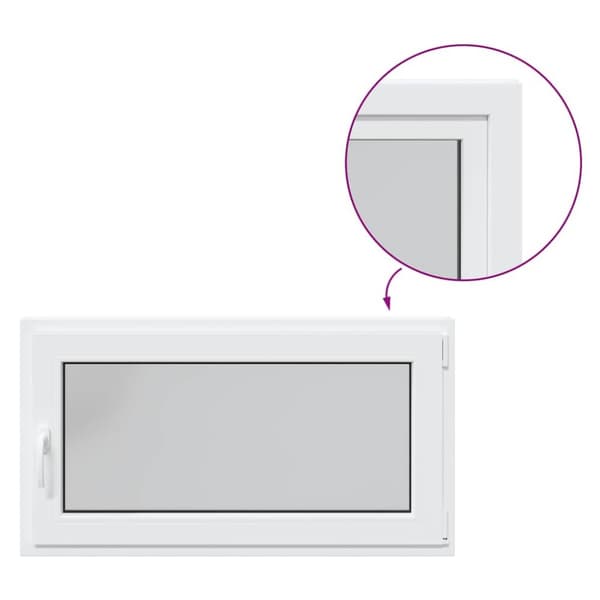 Källarfönster RISOR 110x60 cm tilt&turn DIN höger vit