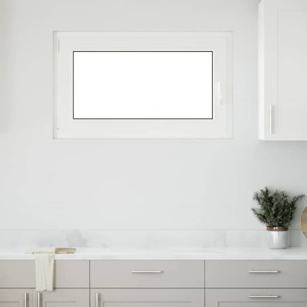 Källarfönster RISOR 100x60 cm tilt&turn DIN vänster vit