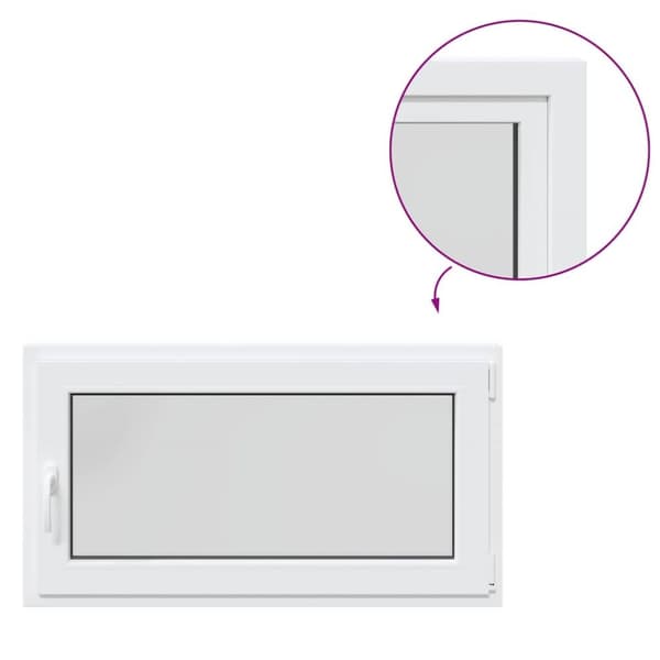 Källarfönster RISOR 110x60 cm tilt&turn DIN höger vit