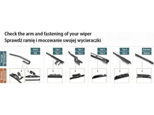 SWF Pyyhkimet VISIOFLEX 700/700 mm 2 kpl.
