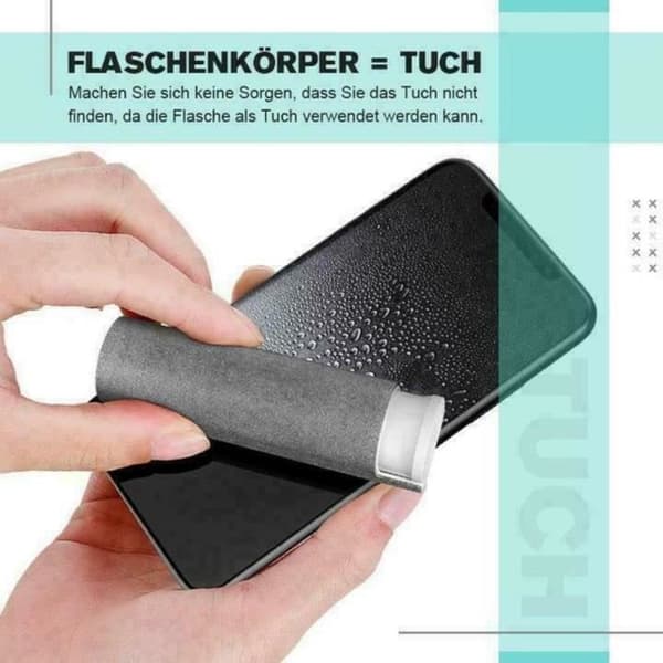 MAVURA Spraytorkare » Screen Cleaning Sprayflaska med rengöringsduk för mobiltelefon Screen Clean
