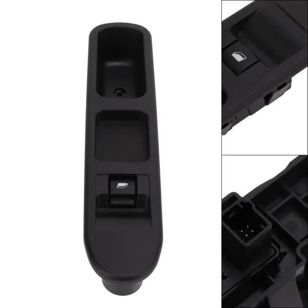 Dioche 6490HQ Passagerarsidofönsterhissbrytare 6490.HQ ABS Svart Känslig Ersättning för PEUGEOT 207