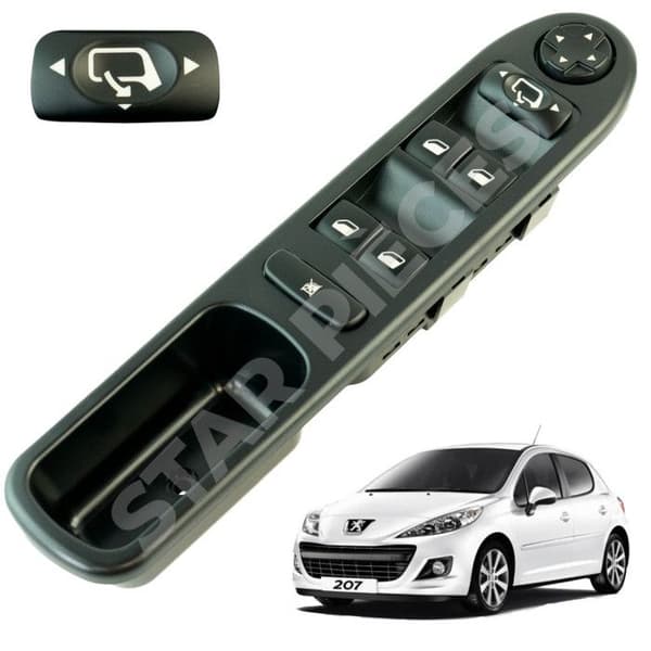 Fönsterhiss till Peugeot 207 och 207+ (2006-2014) vänster fram (förarsidan) (5 dörrar)