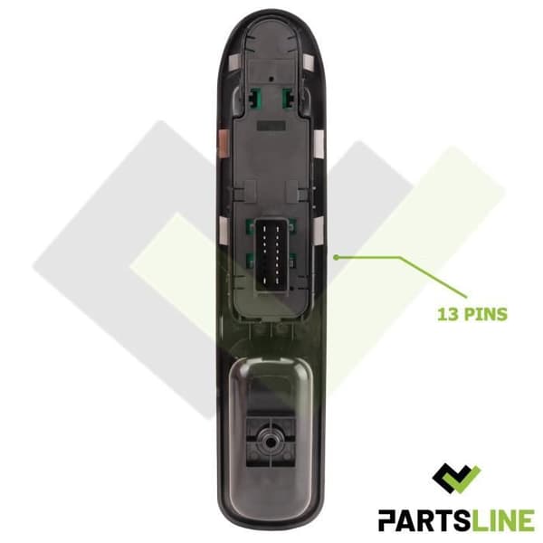 Fönsterhissknapp för elektriska backspeglar fram vänster, kompatibel med C3 PICASSO 207 - 6554QC 96548591XT
