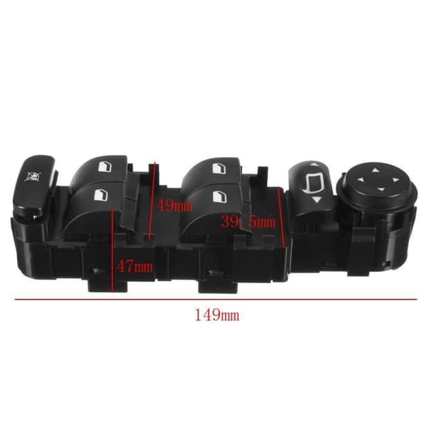 NEUFU Knapp Kontroll För Fönsterlyft Spegel För Citroen C4 2004-2010 6554.HA 6554HA