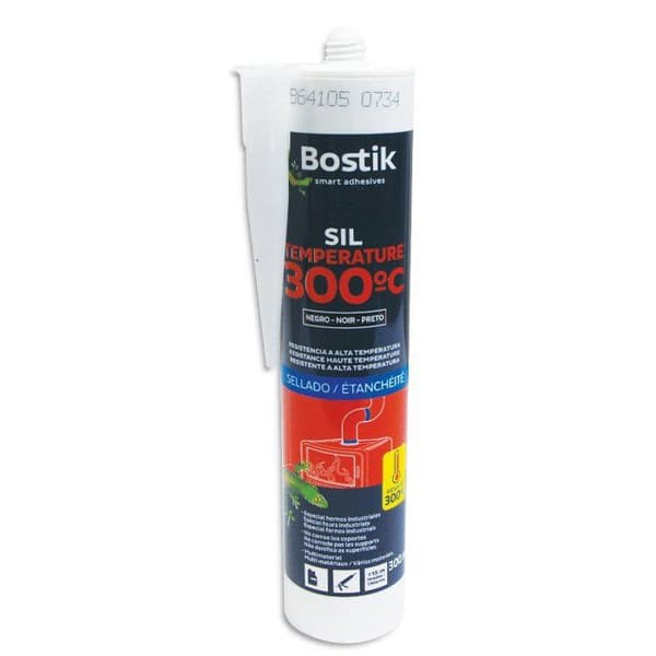 Colle vitre för ugn 300ml svart hög temperatur 300° Multi-märken