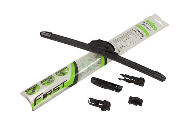 VALEO VISKERBLAD 350MM FIRST MULTICONNECTION 4 ADAPTERE FLADE