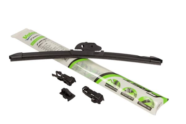 VALEO VISKERBLAD 380MM FØRSTE MULTIFORBINDELSE 3 ADAPTERE FLAD