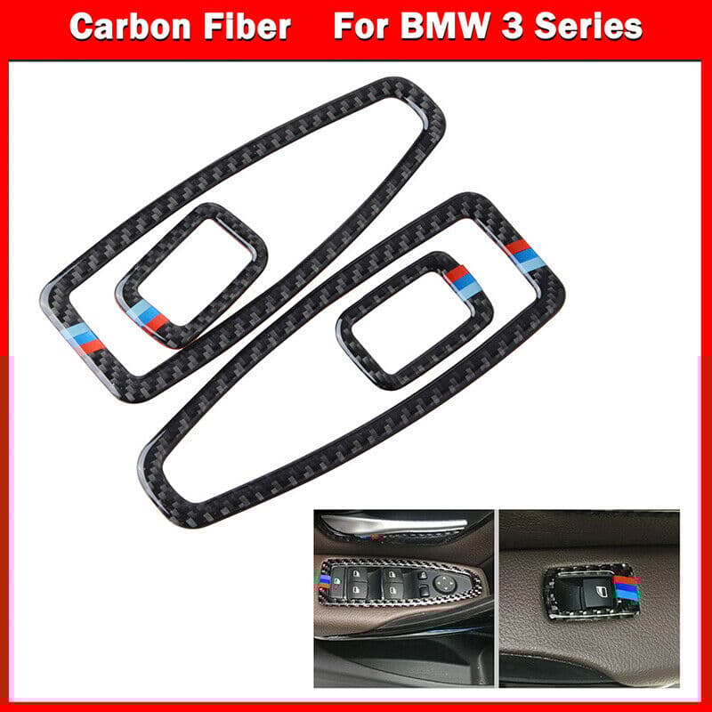 For BMW F30 F32 F34 F36 Interior Door Window Switch Trim Cover Accessories Decal