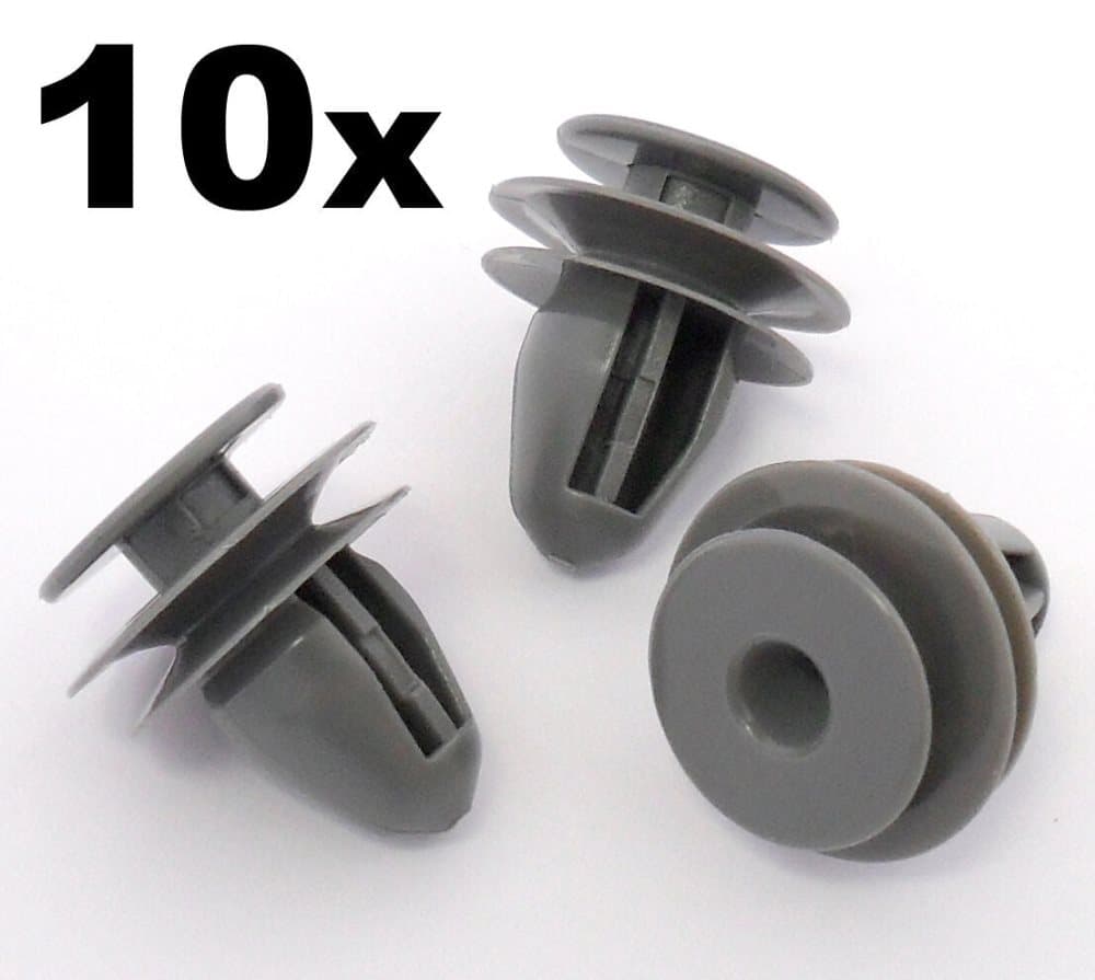 10x Honda Door Card Clips- Interior Trim Panel Retainer- Civic Del Sol Integra +