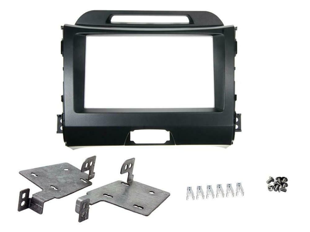 CD Radio Stereo Facia Fascia Plate Ct23ki24 For Kia Sportage Dark Grey Eu Spec