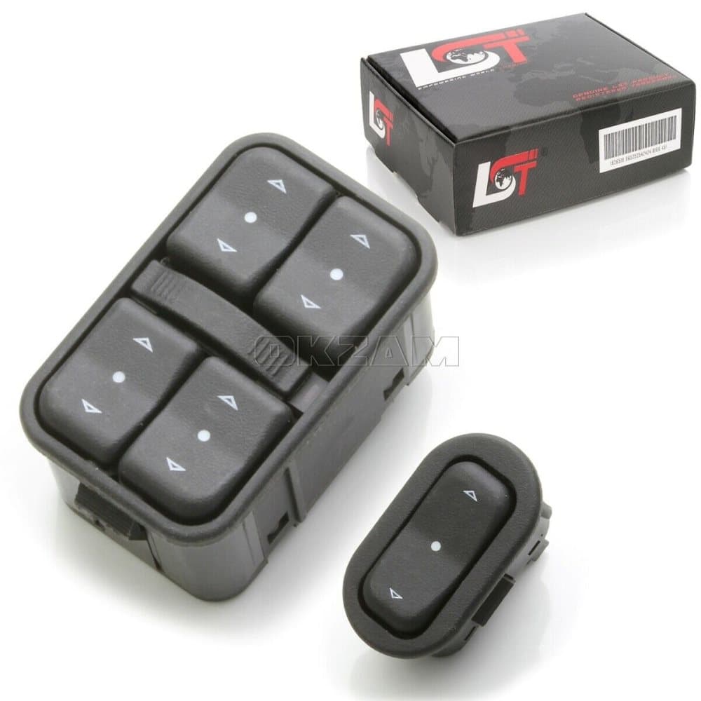 ELECTRIC WINDOW SWITCH FRONT LEFT RIGHT FOR OPEL / VAUXHALL ASTRA G