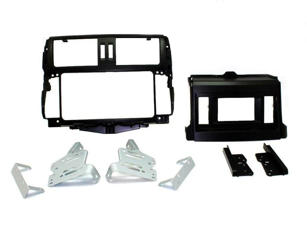 Radio Stereo Fascia Facia Ct23ty45 For Toyota Prado Gxl Model Double Din Black