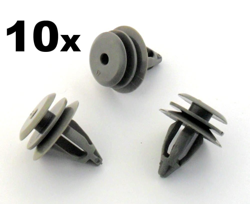10x BMW Plastic Trim Clips for Interior Door Cards, Trim Panels, Covers & Fascia