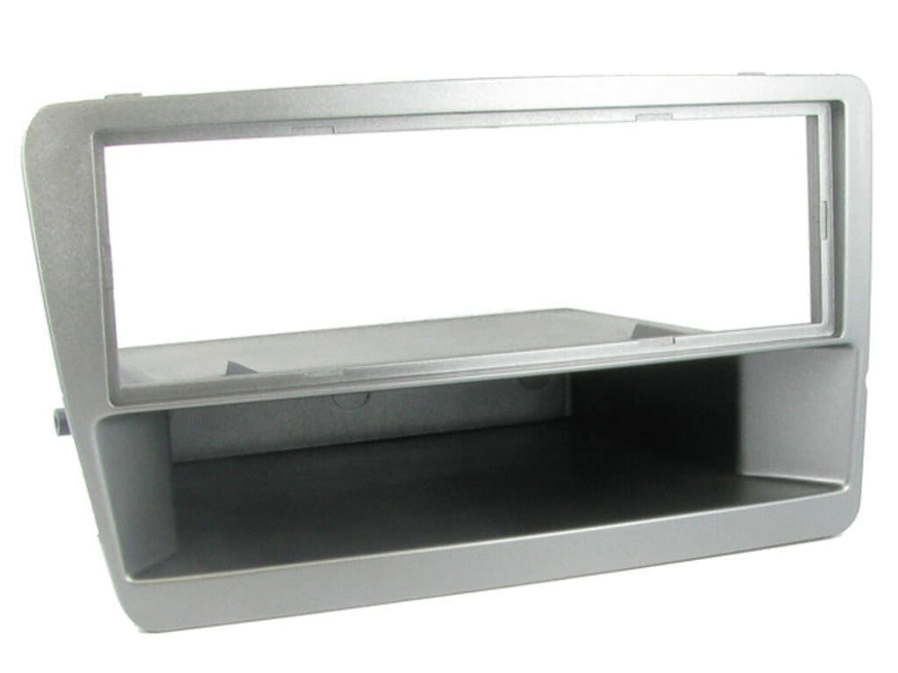 Stereo Single Din Facia Fascia Surround Plate Silver Fp-15-03s For Honda Civic