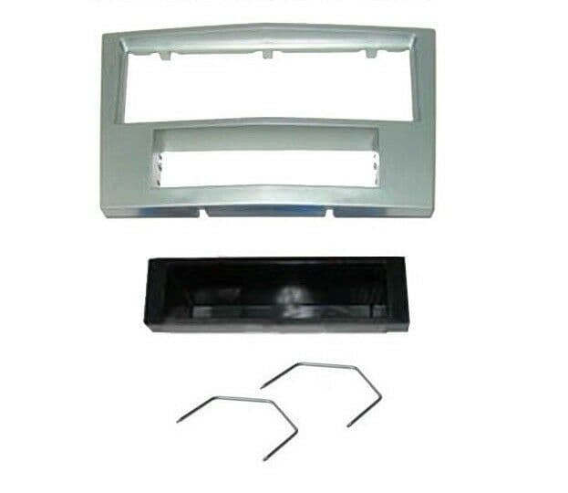 facia CD Stereo Fascia Panel Fp-19-01 Silver Key For Vauxhall Corsa Astra Zafira