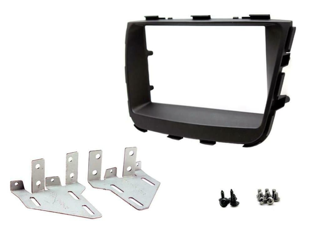 Radio Stereo Facia Fascia Plate Ct23ki44 For Kia Sorento 2013 Black Double Din