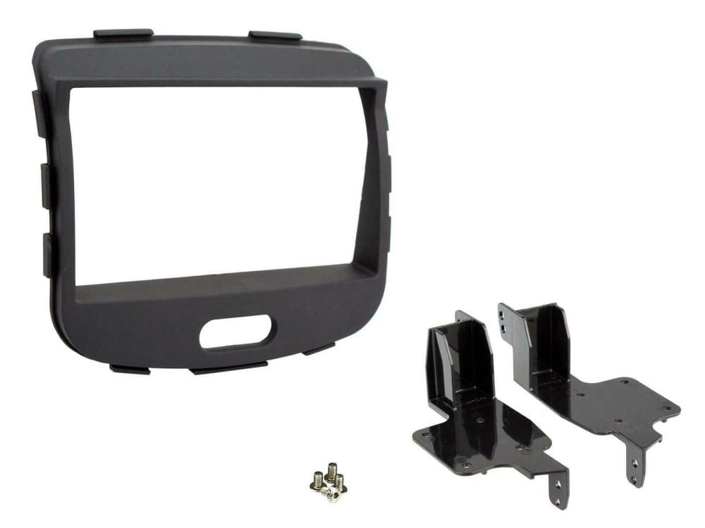 Radio Stereo Facia Fascia Ct23hy07 For Hyundai I10 2008-2013 Double Din Black