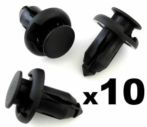 Honda Plastic Bumper Clip Panel Fastener Trim Rivet x10