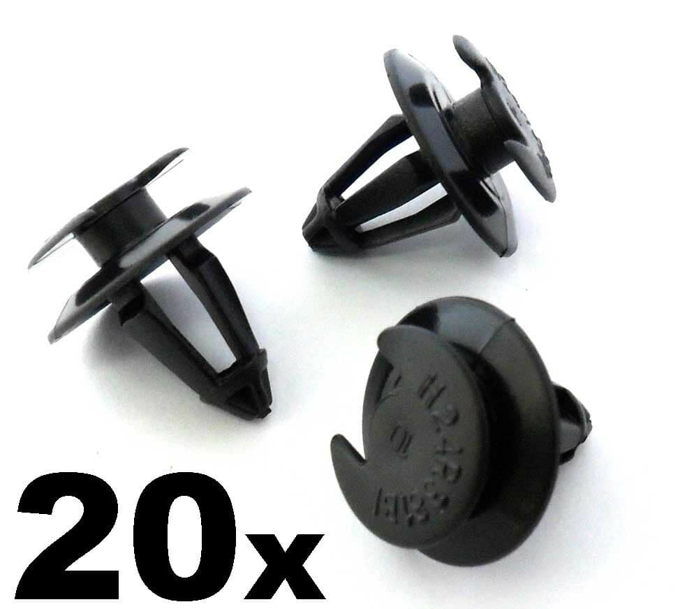 20x Interior Trim Clips for Door Cards, Trim Panels, Boot Linings, Dashboards...
